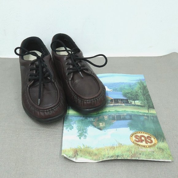 SAS Take Time Orthopedic Shoes Size 9 Narrow Antique Wine Tripad Comfort main image 10